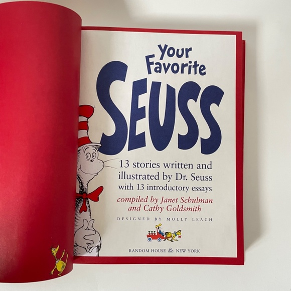 Vintage Dr Seuss book Your favourite Seuss, Oversized Hardcover book Rare First - Picture 8 of 10